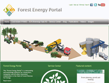 Tablet Screenshot of forestenergy.org