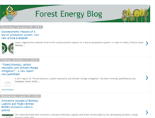 Tablet Screenshot of blog.forestenergy.org